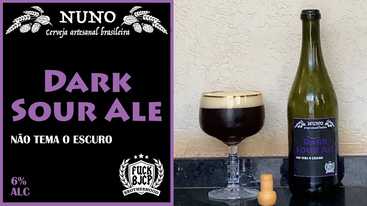 Cerveja caseira - Dark Sour Ale