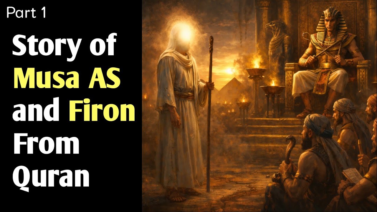 The True Story of Musa (AS) & Pharaoh from Quran in Urdu || قرآنی قصہ: حضرت موسیٰؑ اور فرعون 