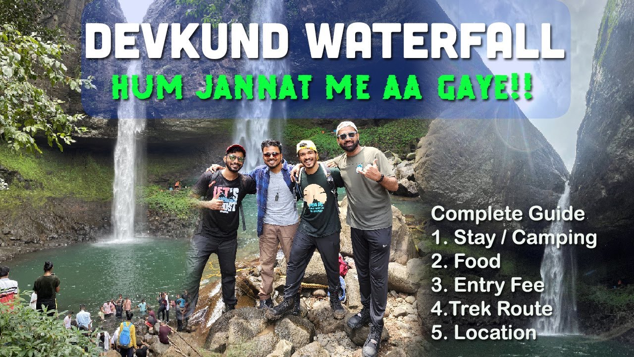 Devkund Waterfall Trek | Complete Guide | Best place to visit in Monsoon | How to go Devkund
