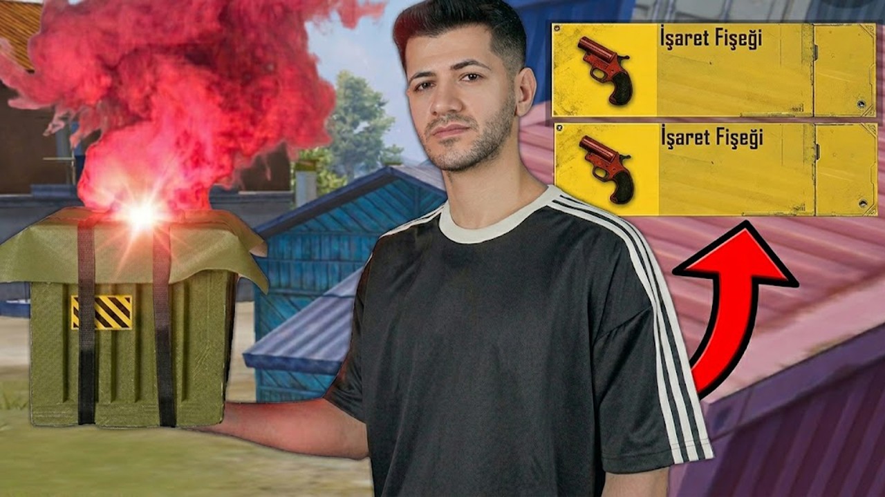 SADECE İŞARET FİŞEĞİ LOOTLARIYLA WİN ALMAK? (2 FİŞEK ATTIM) Pubg mobile