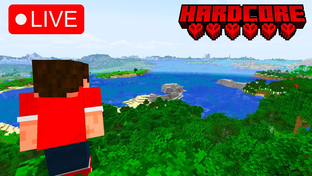 MINECRAFT HARDCORE DIA 2 - ao vivo !pix #shorts