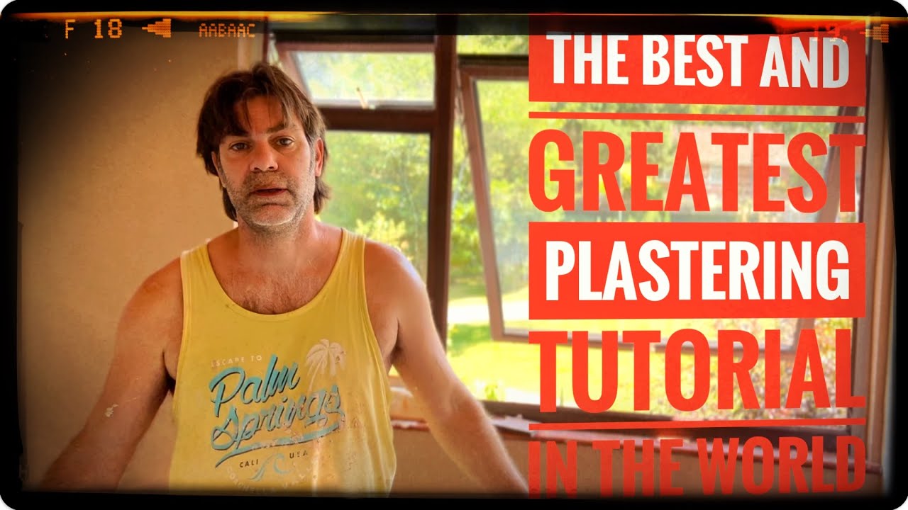THE BEST AND GREATEST PLASTERING tutorial in the world. HOW TO PLASTER A WALL DIY HOME IMPROVEMENT