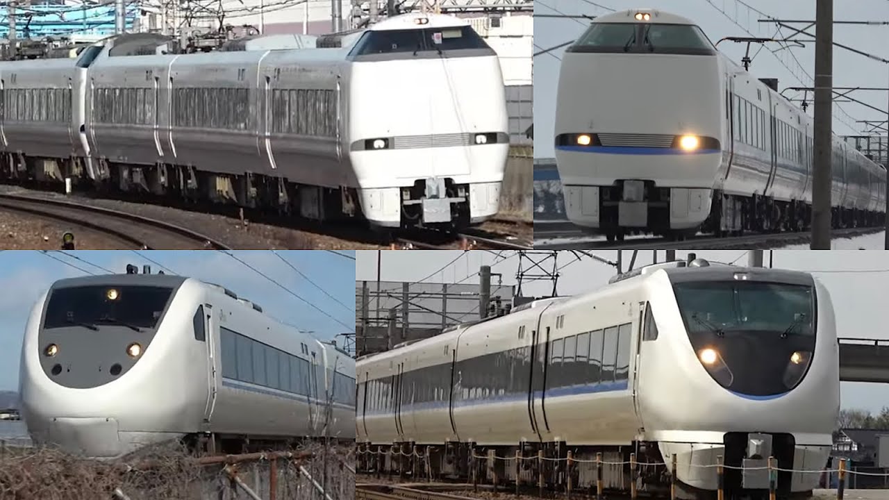 【圧巻の12両編成限定】最速で駆け抜ける！特急サンダーバード　全て125km/h超の高速通過集