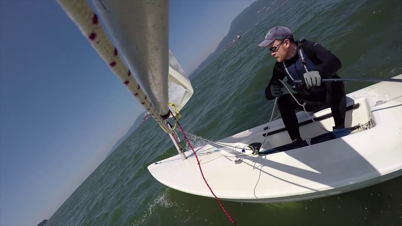 Laser sailing lesson