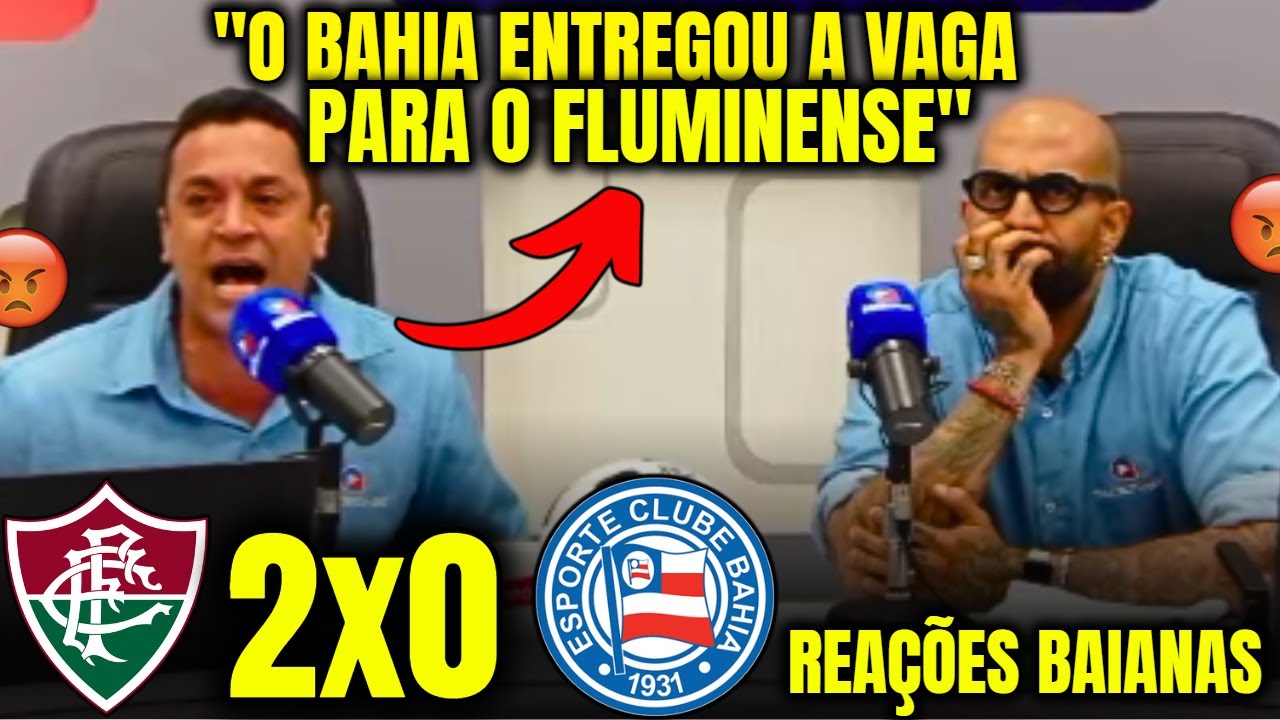 Reactions from Bahia's commentators outraged by the loss of a spot in the Libertadores Cup: Flumi...