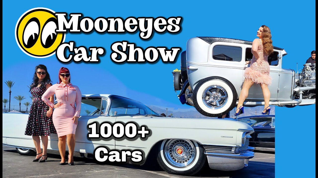 Оригинальное [Mooneyes] шоу классических автомобилей в Калифорнии. Традиционный американский рока...