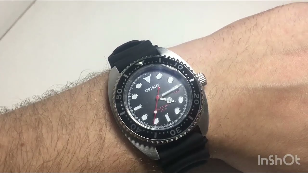 Relógio Solar?         Como funciona?         Orient Solartech 200 M “TURTLE” MBSP1038!