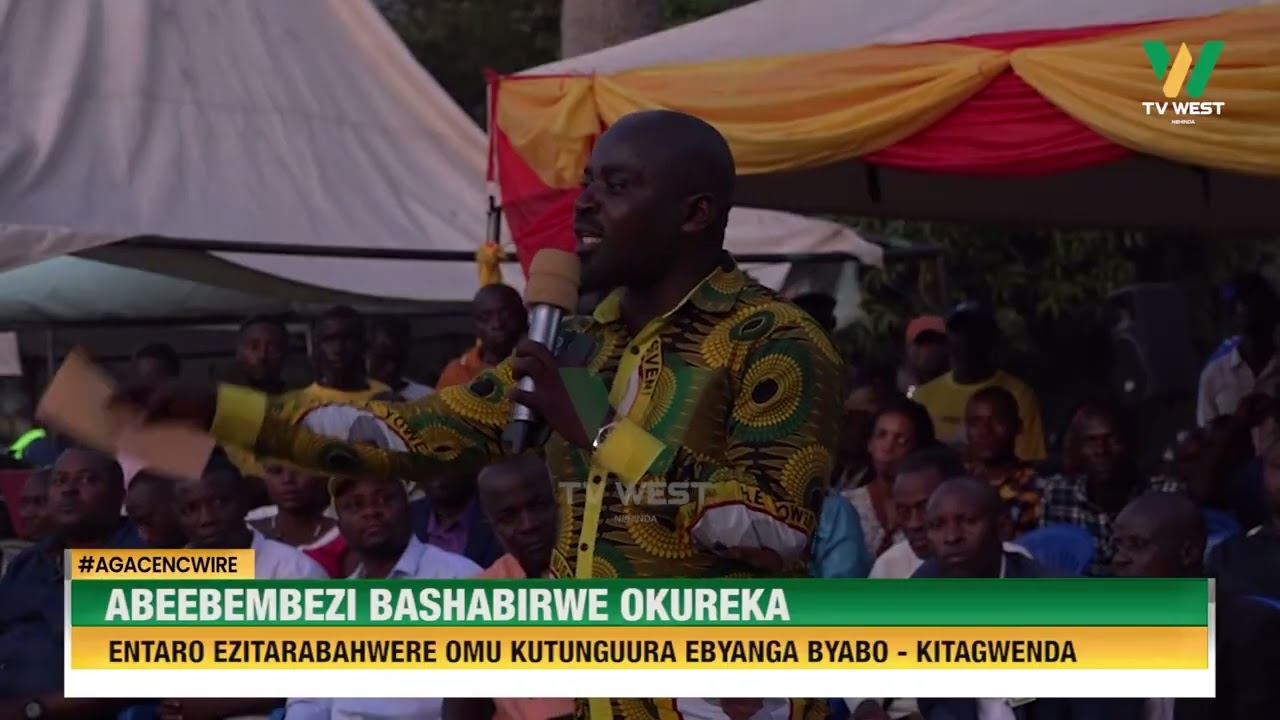 Agacencwire: Abeebembezi bashabirwe kureka entaro ezitaraabahwere omuntunguuka - Kitagwenda