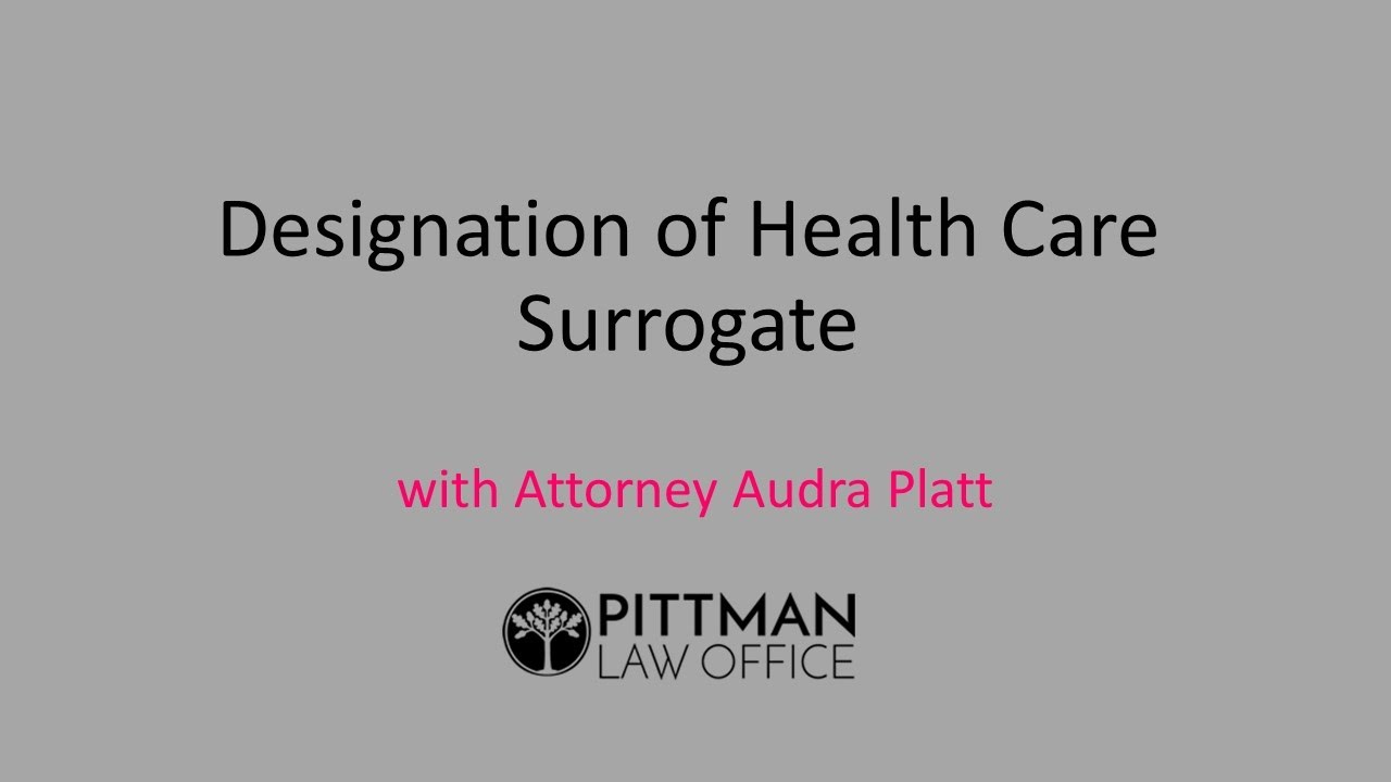 DESIGNATION OF HEALTH CARE SURROGATE