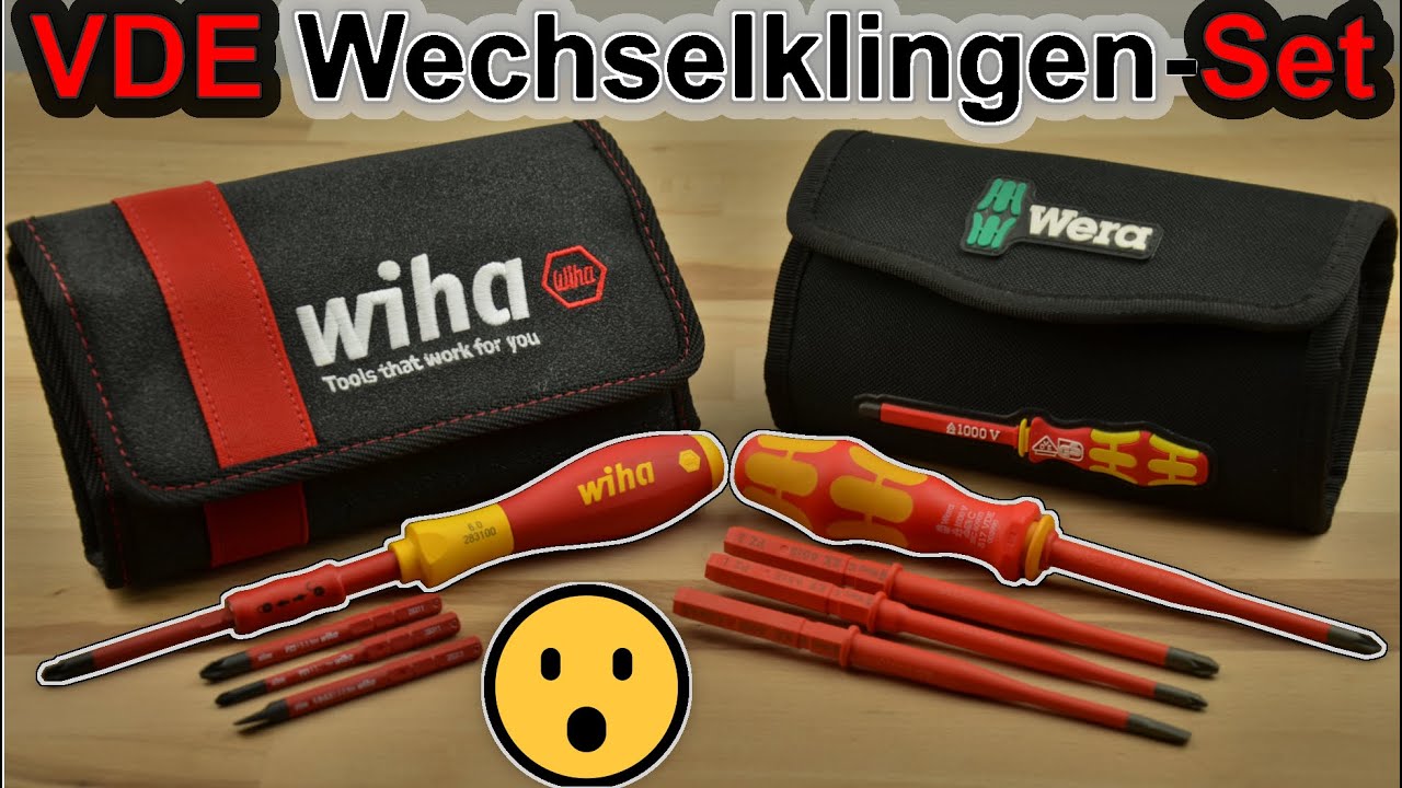 WERA oder WIHA - Welches Set ist BESSER? 🤔 kompakte VDE Wechselklingen-Sets im Vergleich | Review