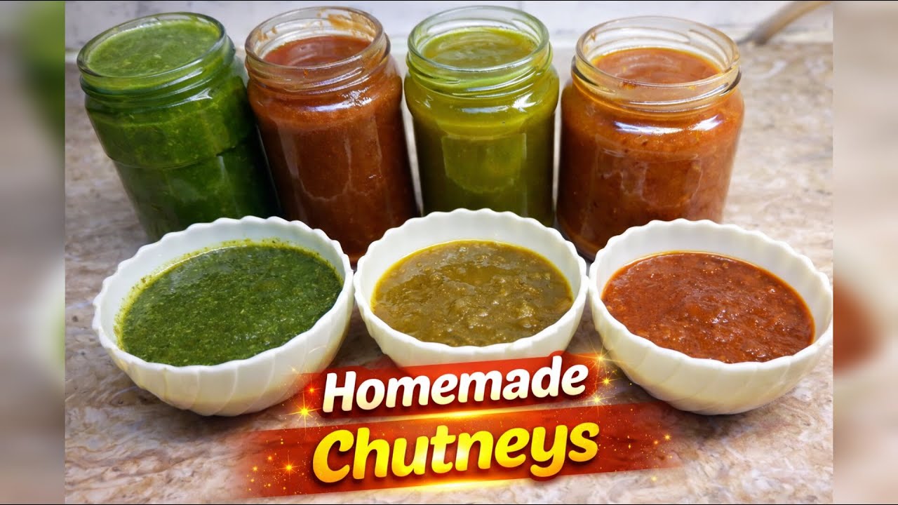 4 Lazeez Homemade Chutneys | Iftar ke liye Perfect Chutni Recipes | Ramadan Special