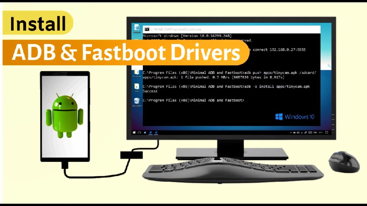 Как установить ADB и Fastboot в Windows 10