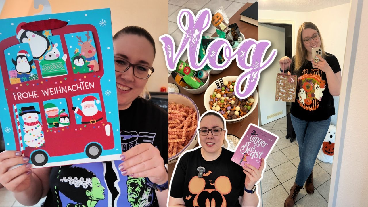 Tage bis Halloween, DM Haul, Mandelentzündung 🎃🛍️ VLOG