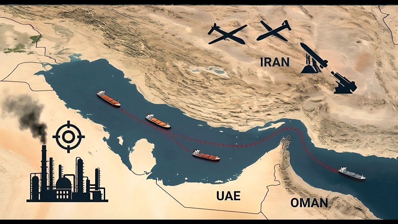 Three ships in Strait of Hormuz hit by 'unknown projectiles#bbcnews #breakingnews #usanewstoday