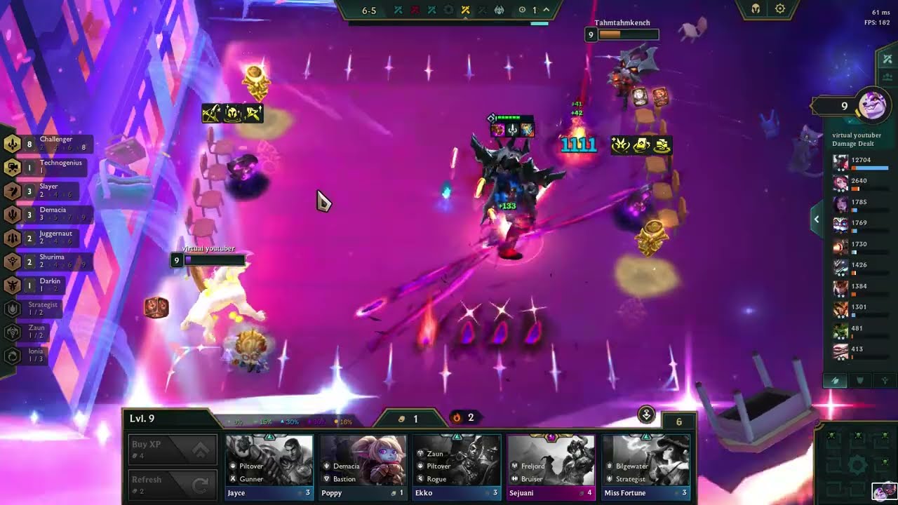 TFT Set 9.5 PBE - Mordekaiser 1v6 Moment (Challenger Spat!)