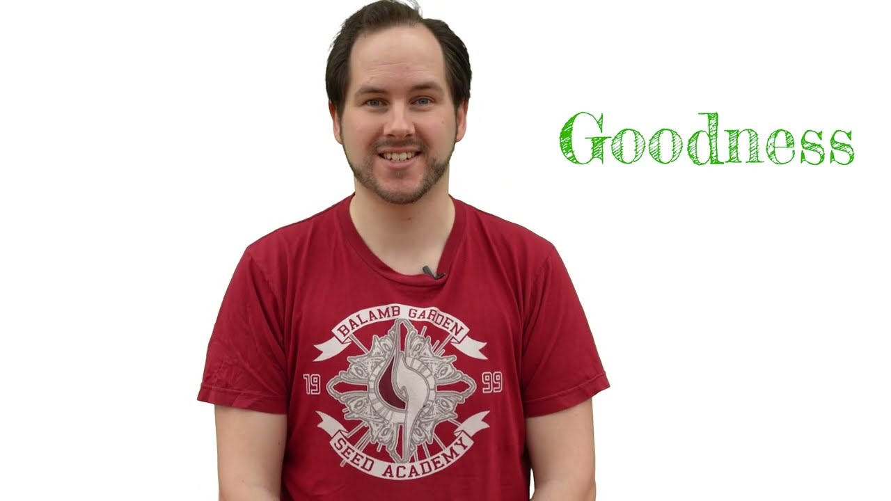 The Fruit of the spirit: Goodness | What are we talking about? | Christian kids object lesson