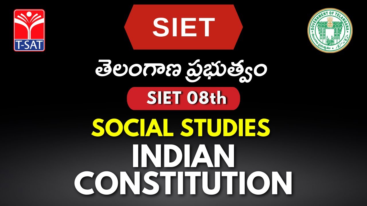 SIET 08th CLASS (EM) || SOCIAL STUDIES - INDIAN CONSTITUTION || T-SAT || 15.10.2022