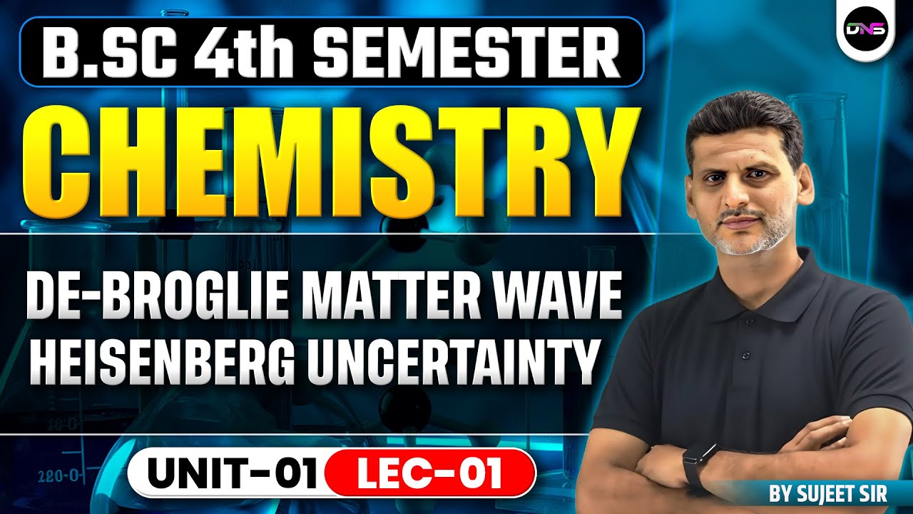 BSc 4th Semester Chemistry | De-Broglie Matter Wave Heisenberg | BSc Chemistry 4th Semester Unit-1