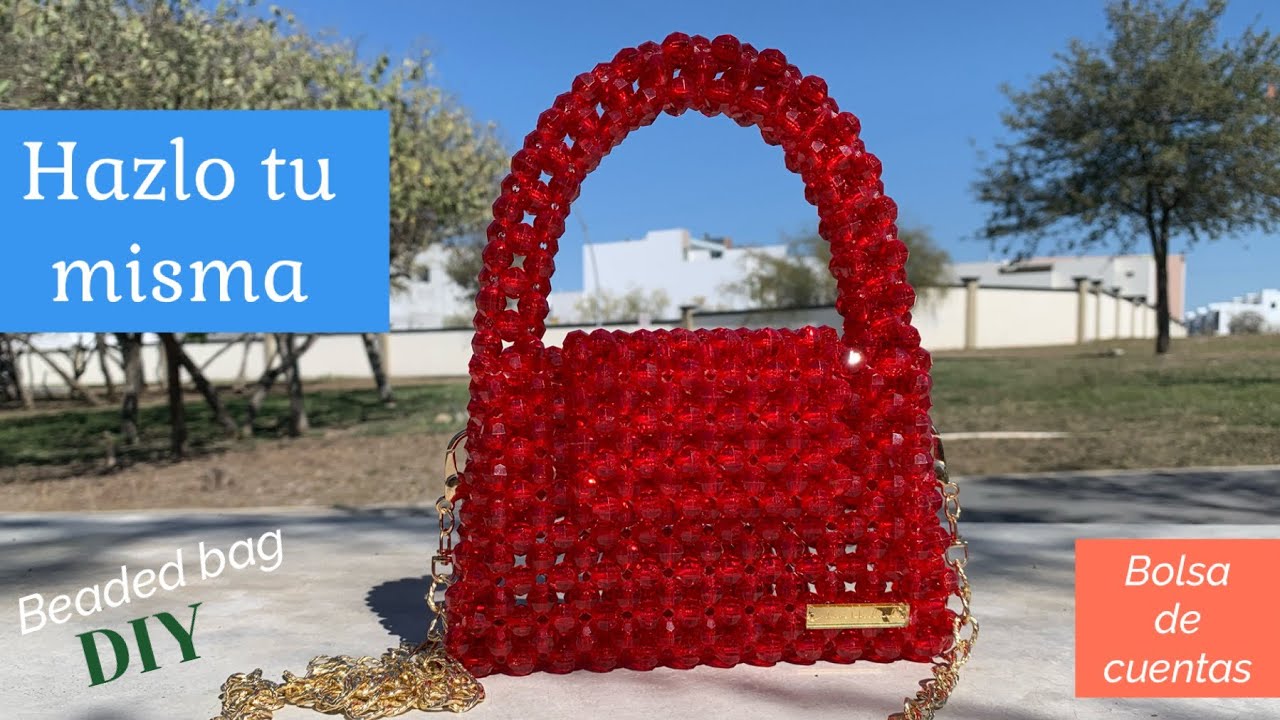 Bolsa de cuentas (hazlo tu misma) ~ tutorial ~ beaded bag ~ diy