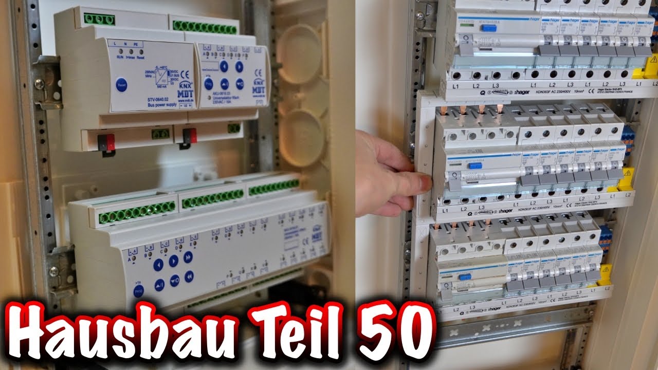 Hausbau Teil 50 (Garage, KNX, Jalousie, FI, LS)