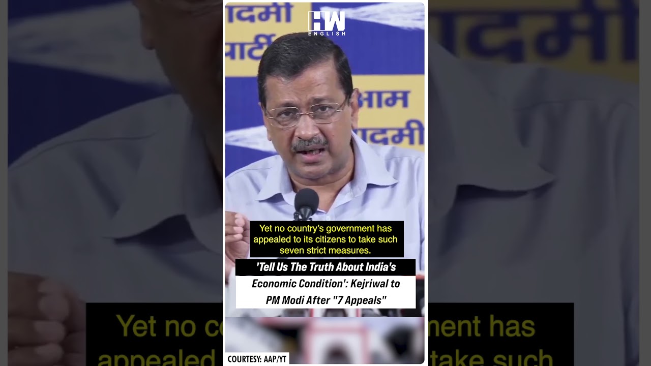 #Shorts | 'Tell Us The Truth About India's Economic Condition': Kejriwal To PM Modi After 7 Appeals
