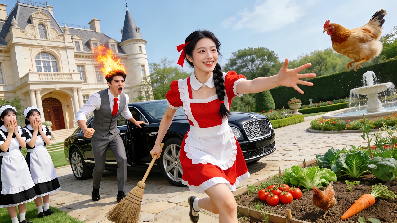 Tous obéissent au PDG, seule cette fille du village ose élever poules et légumes chez lui — folle ?
