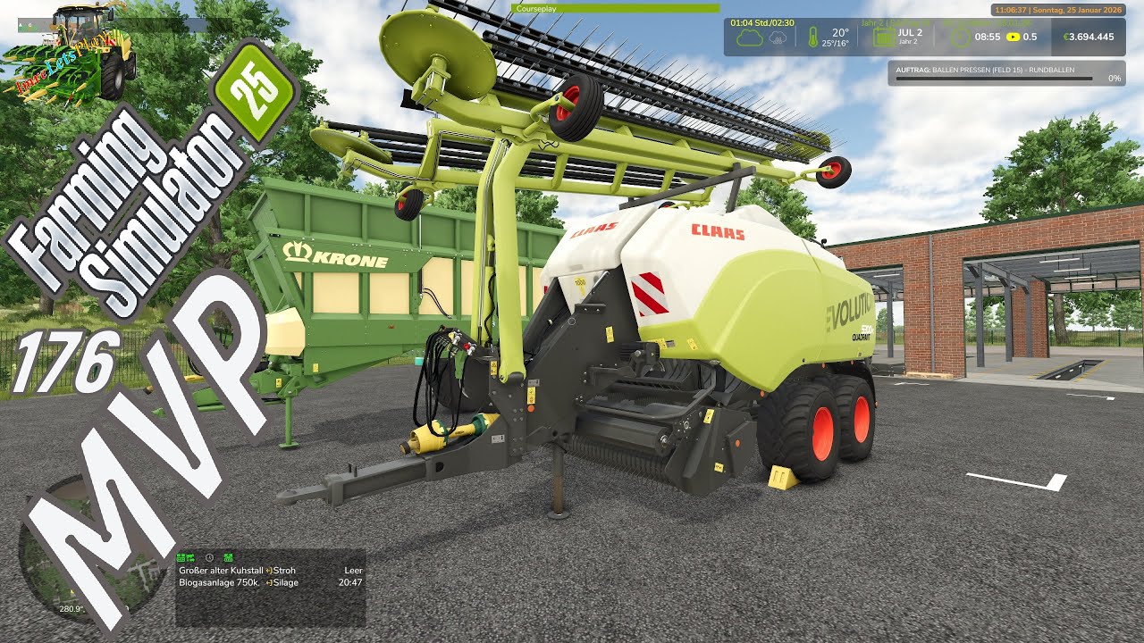 LS 25 MVP # 176 Feld 15 ist nun verkauft und da ist sie wieder da die ballenpress Mission.