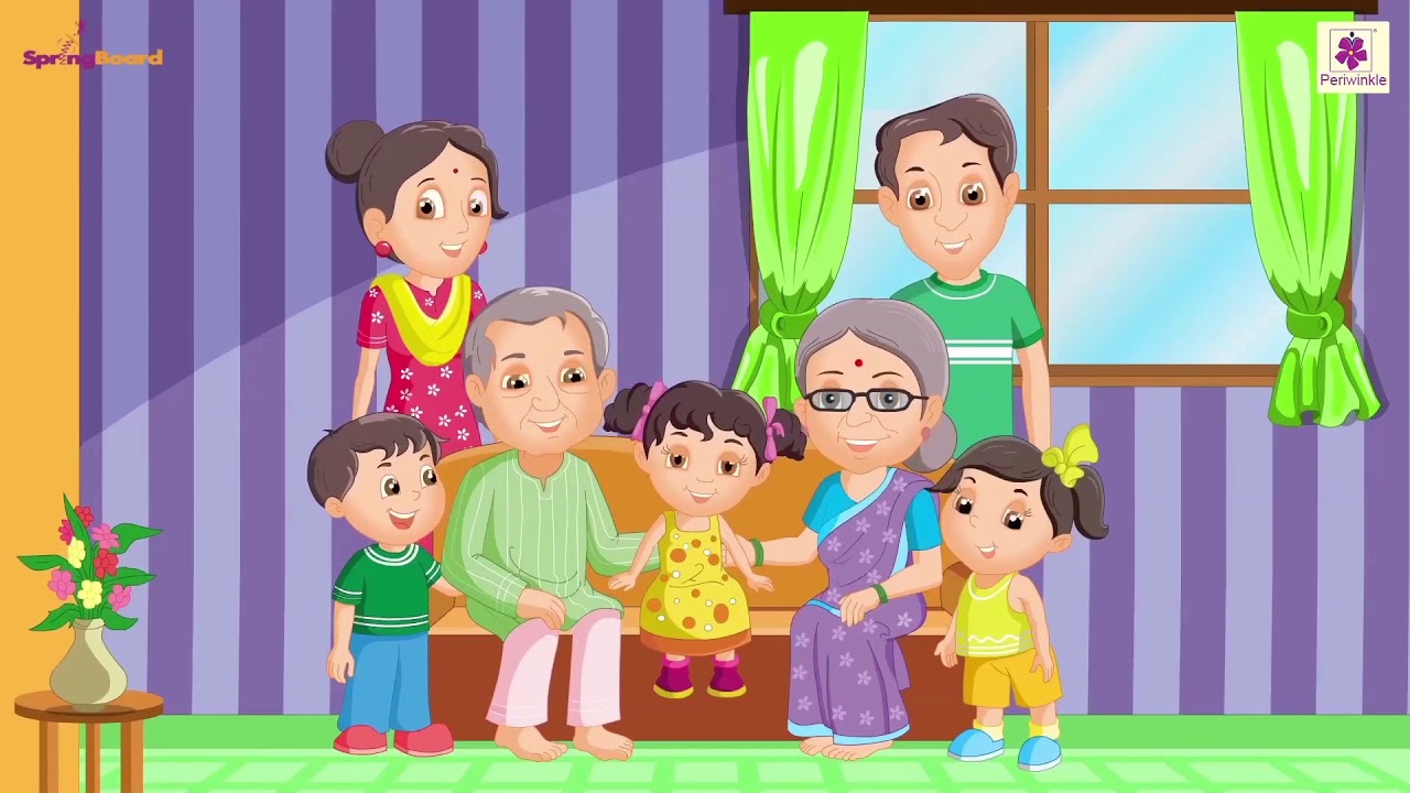 My Family | English Nursery Rhyme For Kids On Happy Family | Periwinkle
