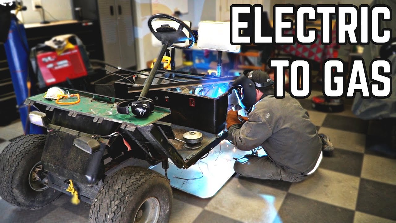 Electric to Gas Conversion | 420cc Street Legal Golf Cart Build Pt. 2