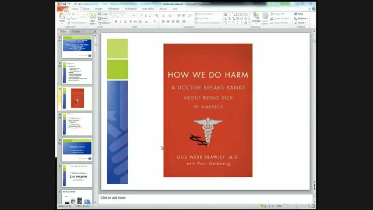 Dr Otis Brawley: Economics of Cancer Research Group