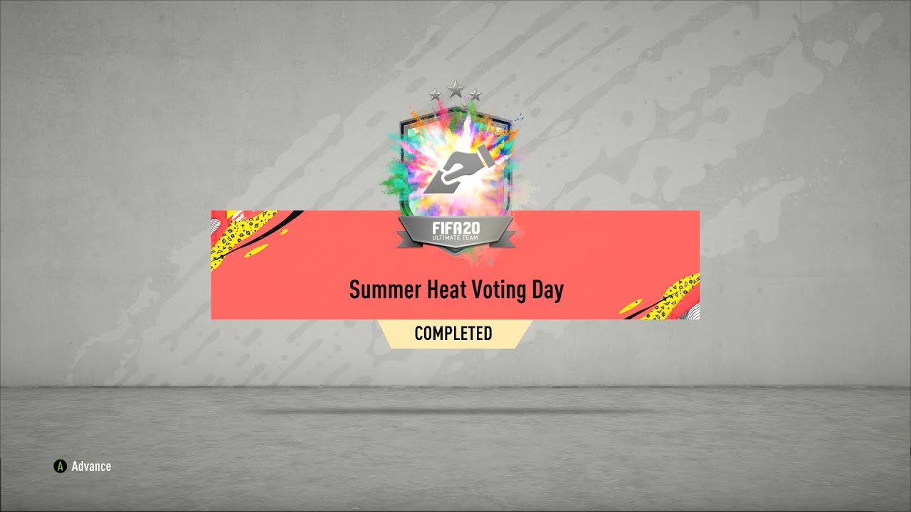 SUMMER HEAT VOTING DAY SBC COMPLETED - SUMMER HEAT - FIFA 20 ULTIMATE TEAM