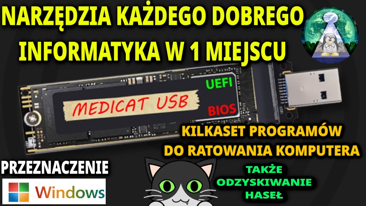 MEDICAT 21.12 NA RATUNEK WINDOWS czyli wywal na śmietnik HirensBootCD. 32 GB DARMOWEGO SOFTU
