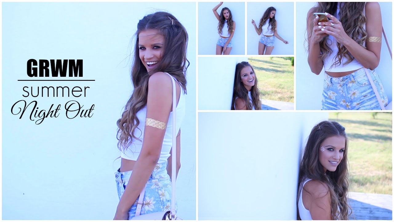 GRWM: Summer Night Out │ Makeup, Hair & Outfit