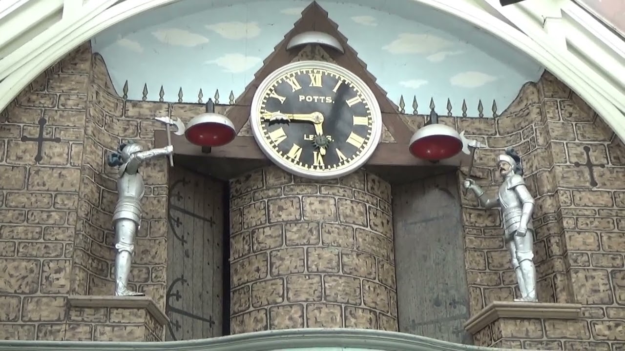 Большие аркадные часы Leeds Chimes Quarter TO 6
