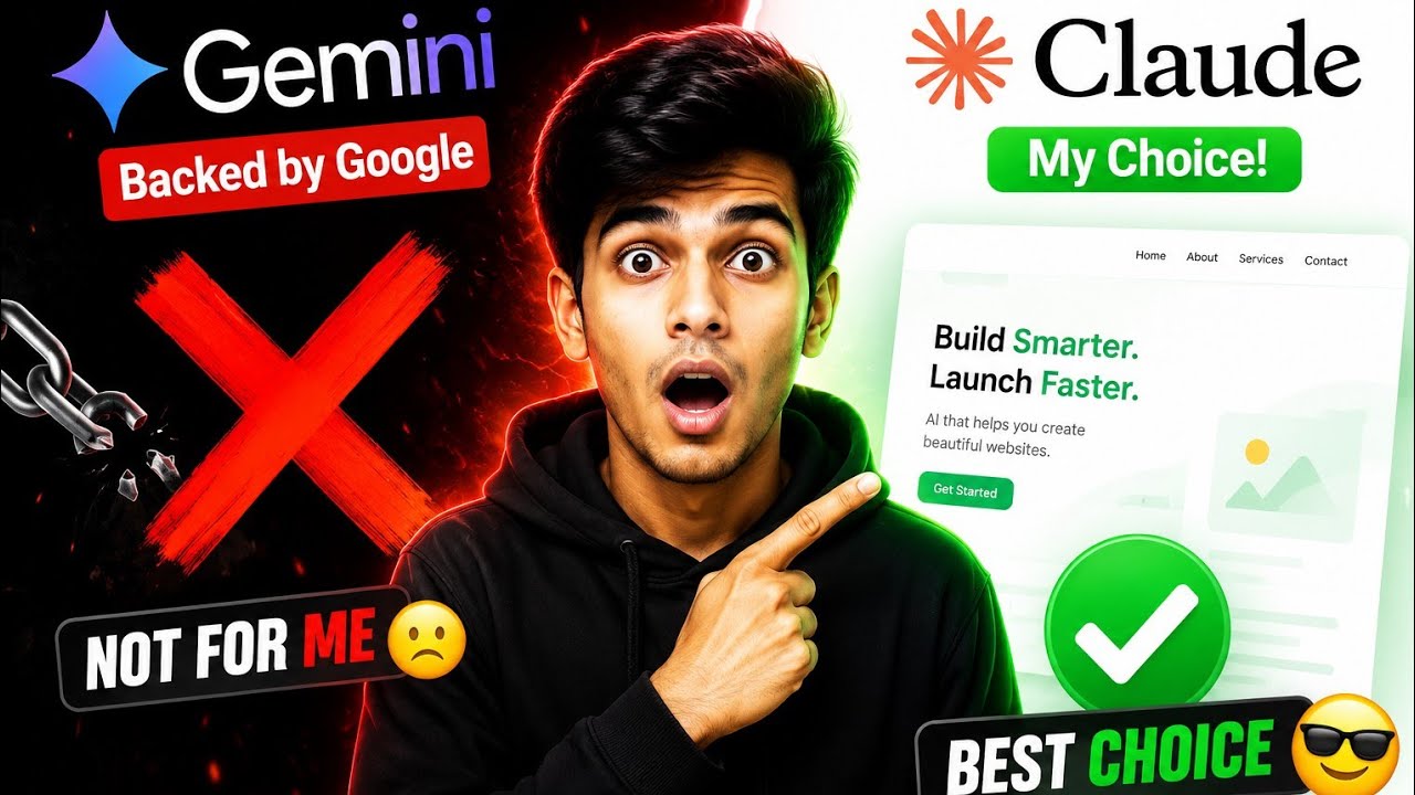 I Challenged AI to Create a Professional Website 🚀Can AI Replace Web Developers? See This Website! 👀