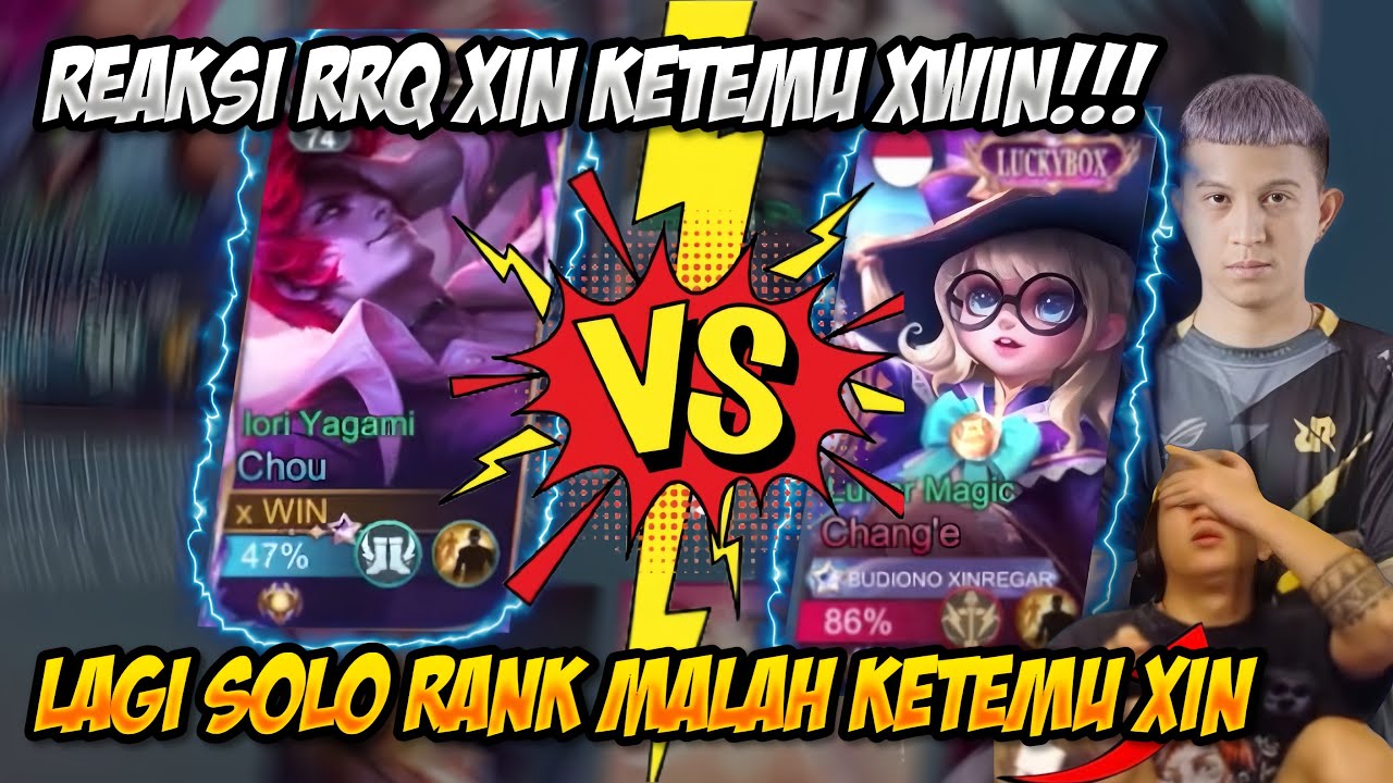Reaksi Bangxinn Ketemu xwin ,Lagi Solo Rank😂