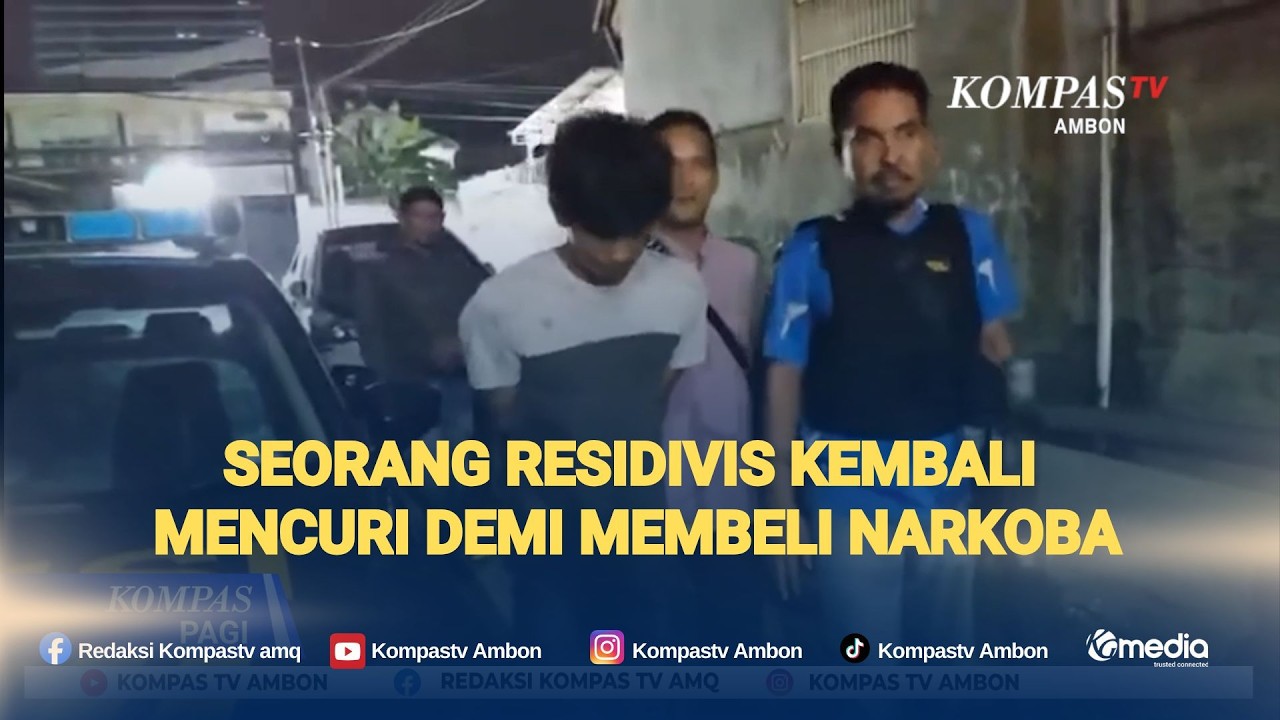 Seorang Residivis di Kendari Kembali Mencuri Demi Membeli Narkoba