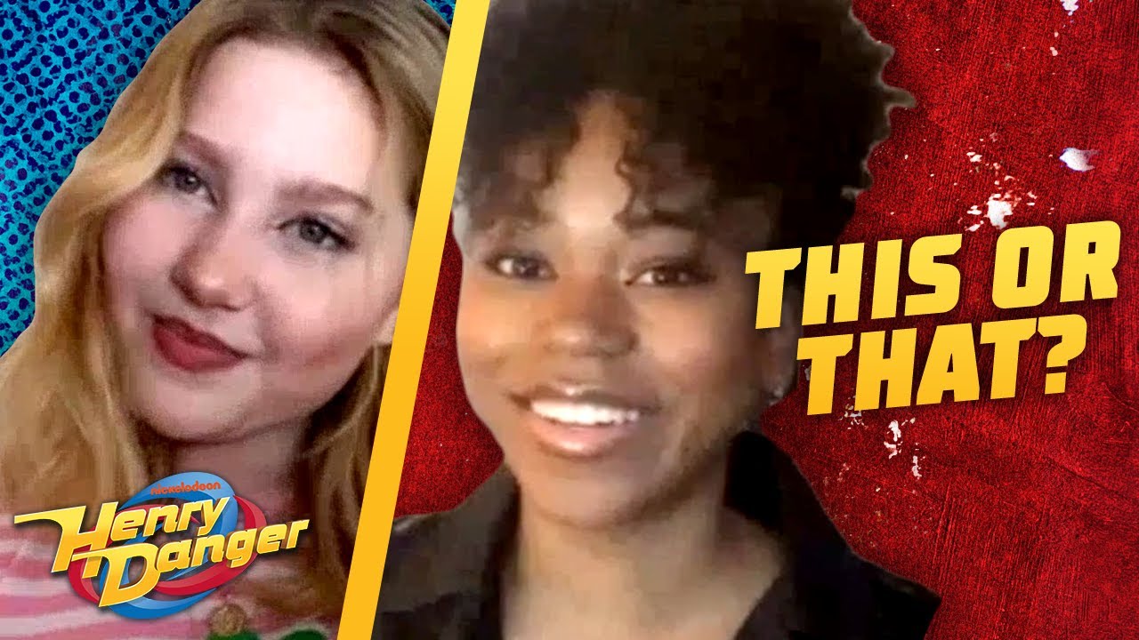 Riele & Ella Play ‘This Or That’ At Home! | Henry Danger