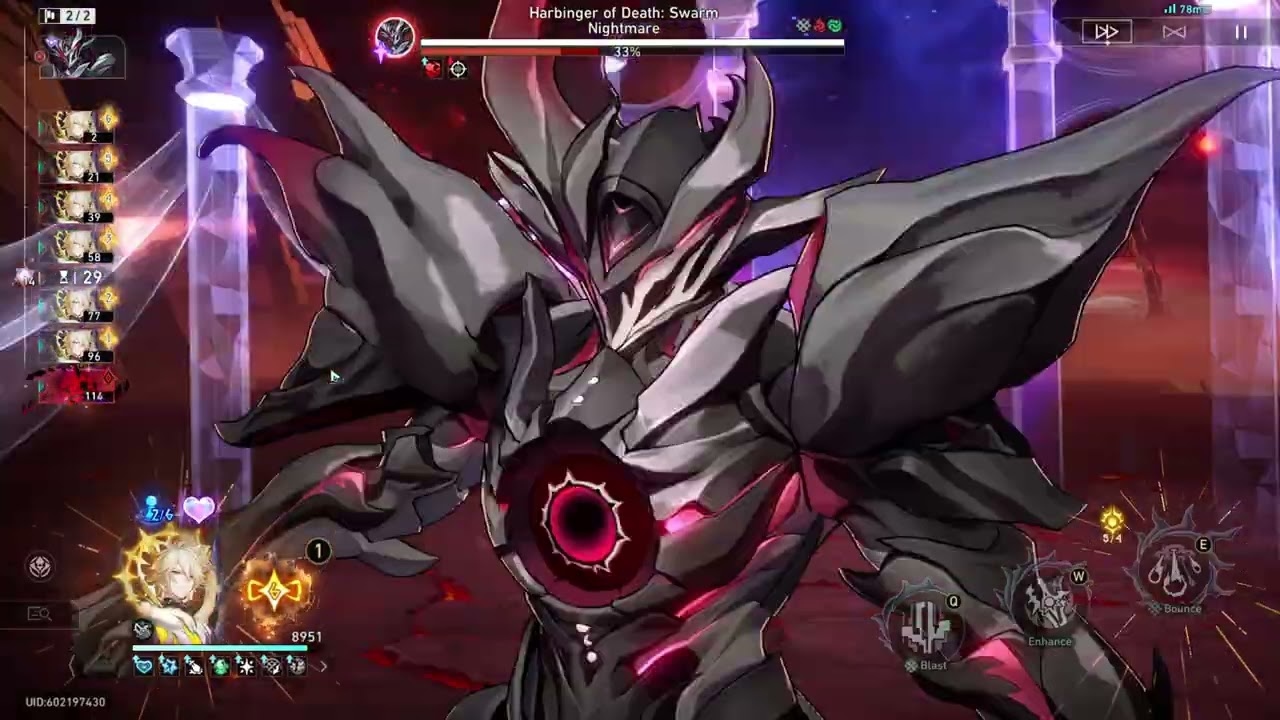 Phainon e2s1 vs Dark SAM - 0 cycle | Memory of Chaos 3.8 | Honkai: Star Rail
