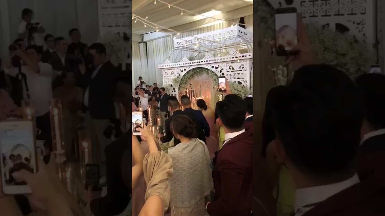 REGINE BELTS OUT ARAW GABI AT THE WEDDING CEREMONY OF SHEENA HALILI!