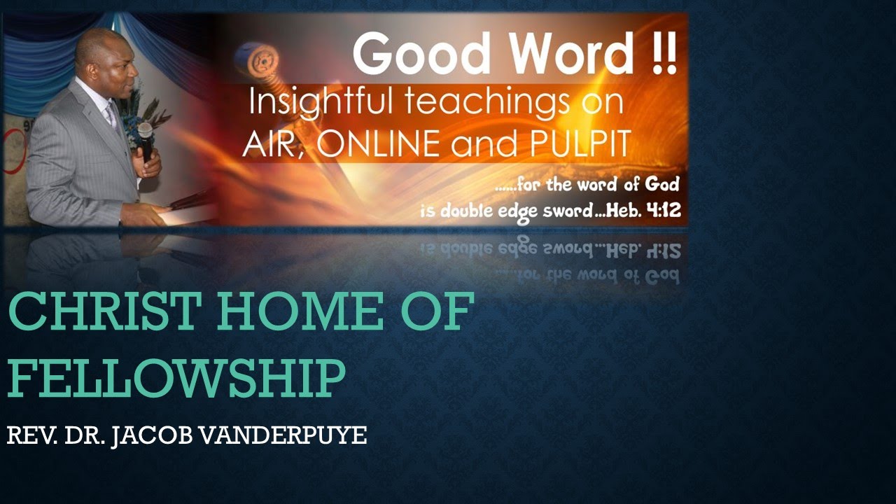 Arise And Shine, Rev.Dr. Jacob Vanderpuye