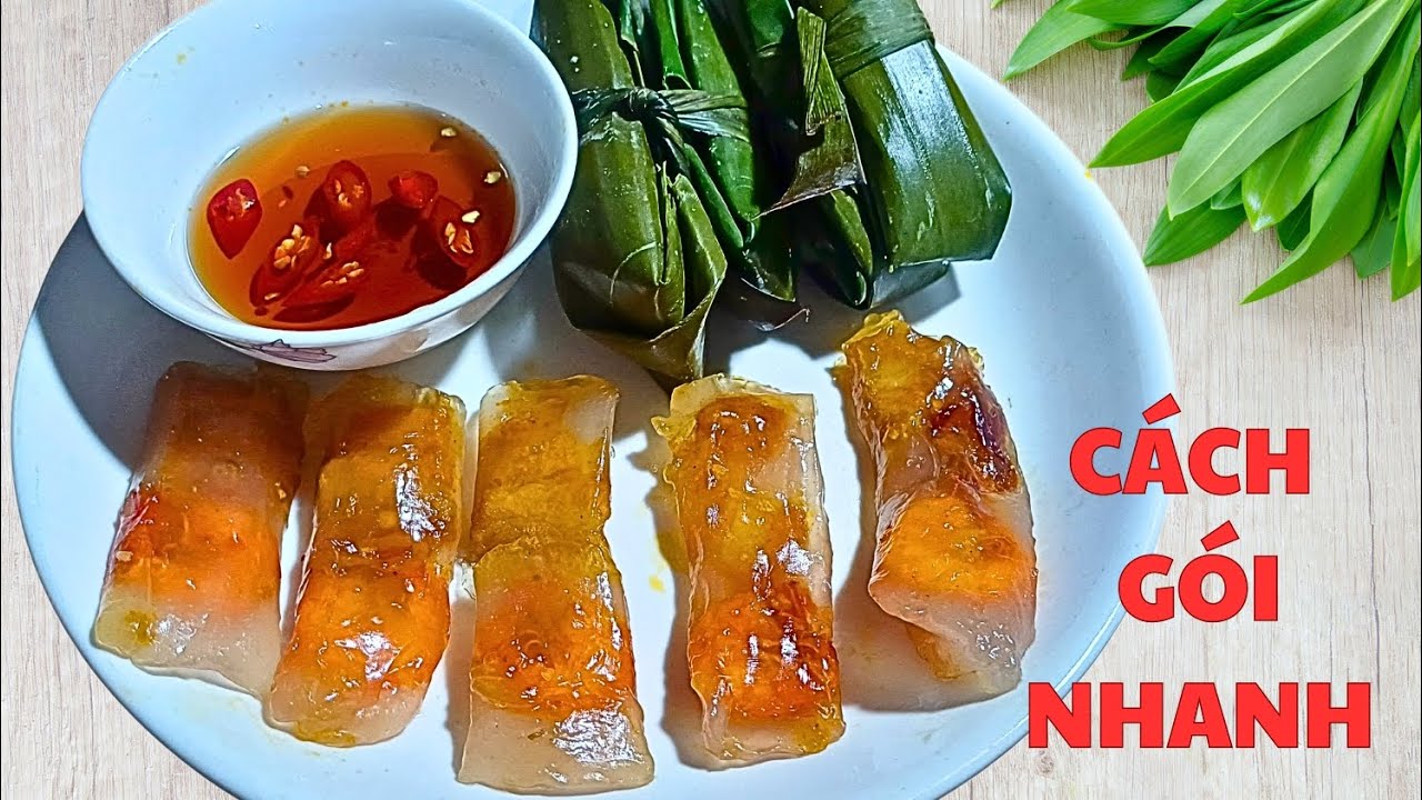 Cách pha bột làm BÁNH BỘT LỌC HUẾ độc đáo nhất.