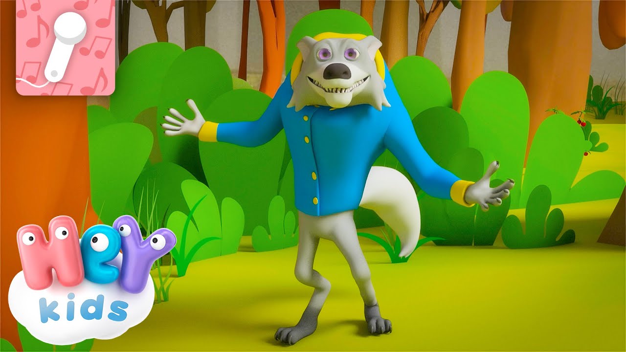 Juguemos En el Bosque KARAOKE | Canción de Animales | HeyKids - Canciones infantiles