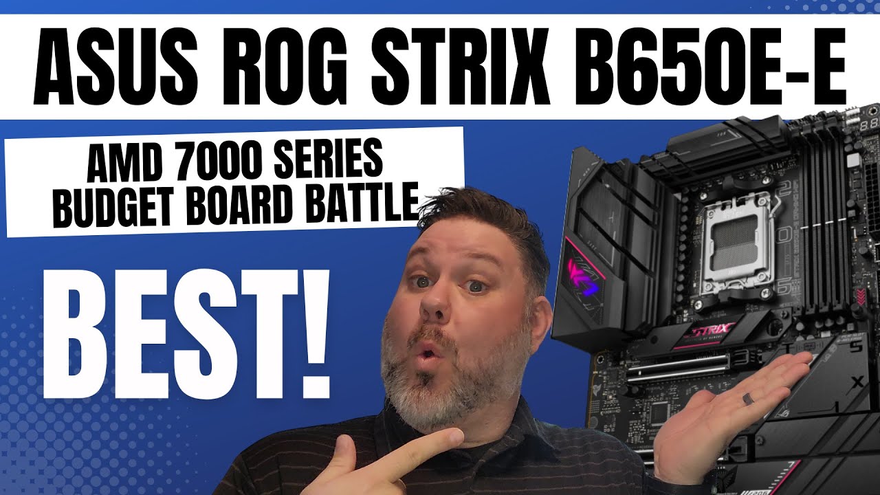 Лучшая материнская плата B650! Бюджетная плата ASUS ROG Strix B650E-E AM5 Battle, часть 1