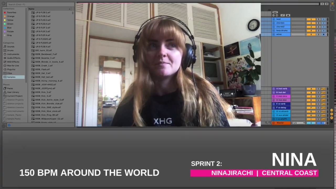 150BPM AROUND THE WORLD | NINA WILSON | SPRINT 2