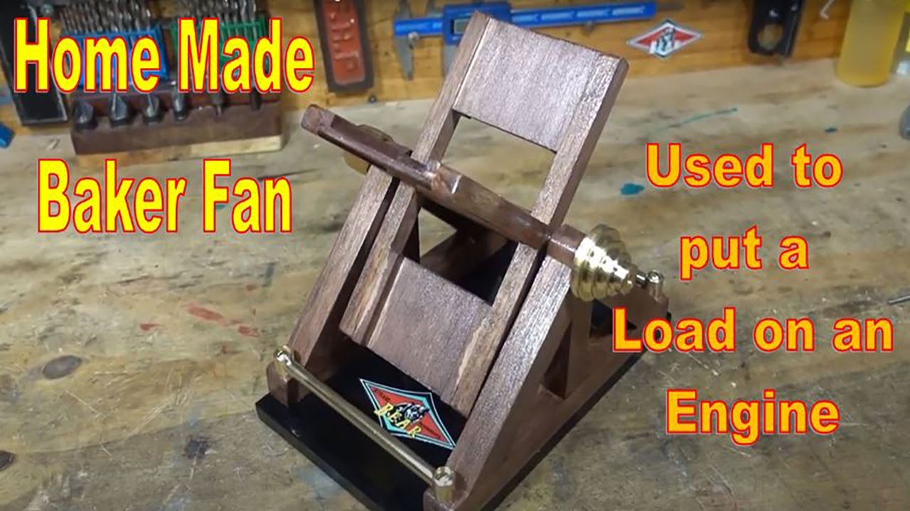 Homemade Baker Fan DIY - Used to put a load on an engine