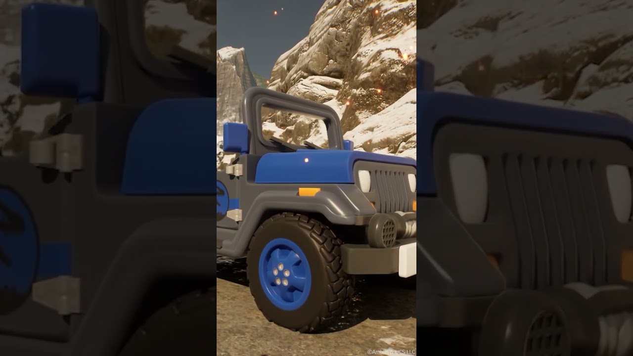 Here's a fiery first look at Mt Sibo from Jurassic World in Funko Fusion! 