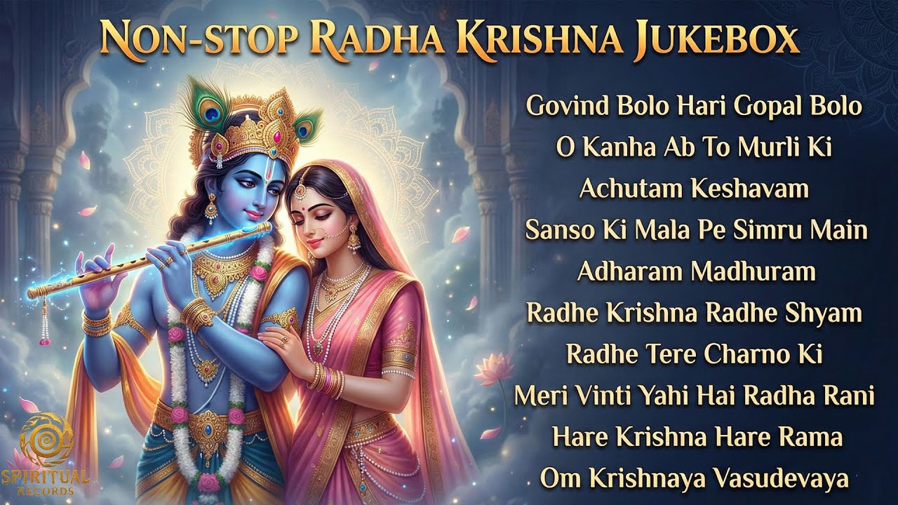 🌸 Nonstop Superhit Krishna Bhajans | Divine Radha Krishna Songs | Bhakti Playlist for Inner Peace