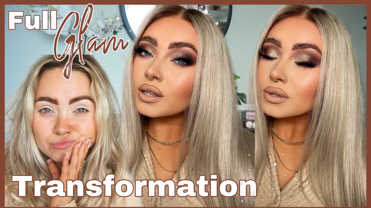 GLOW UP! Makeup + Hair | Glam Transformation Makeup Tutorial