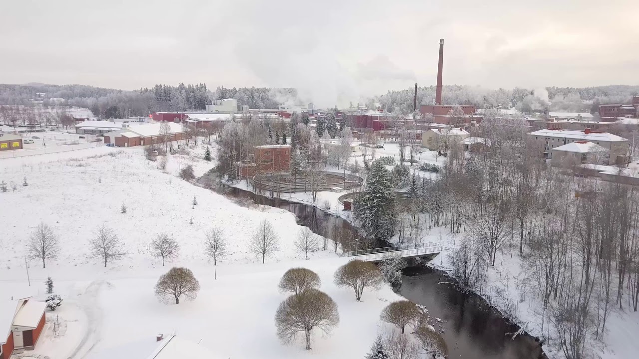 Tervakoski from air Tervajoki